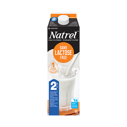 Lait 2 % sans lactose